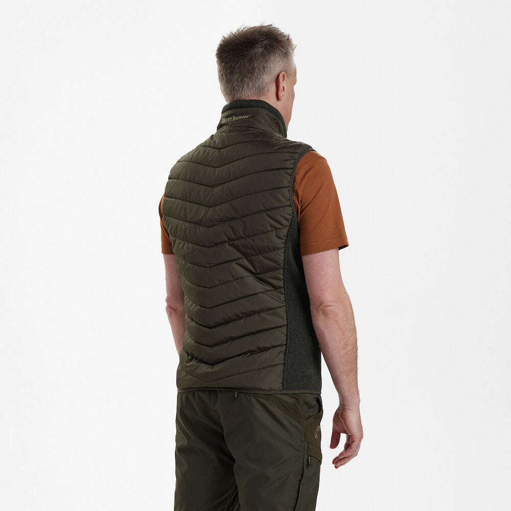 Moor Wattierte Herren Weste mit Strick