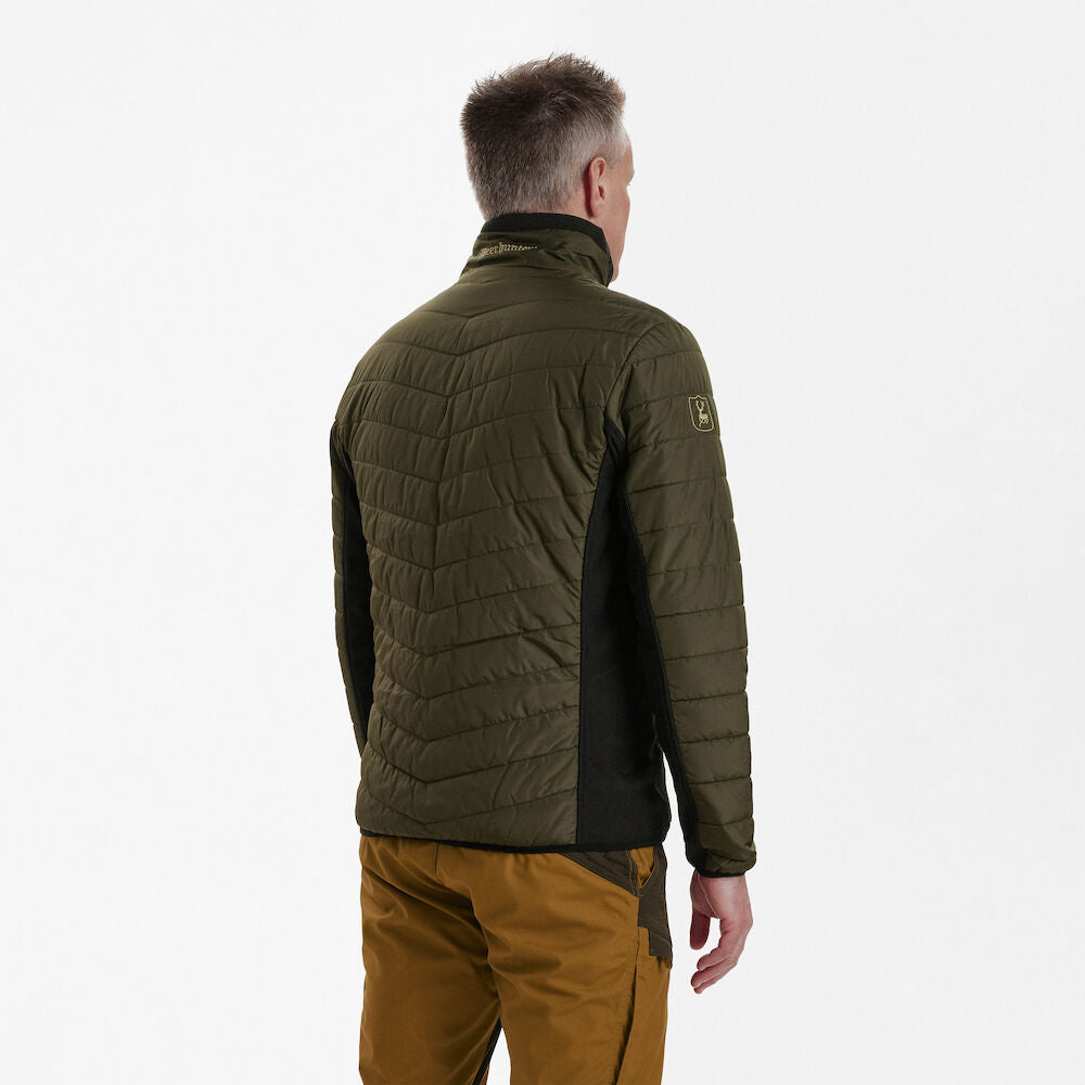 Moor Wattierte Jacke mit Softshell Herren