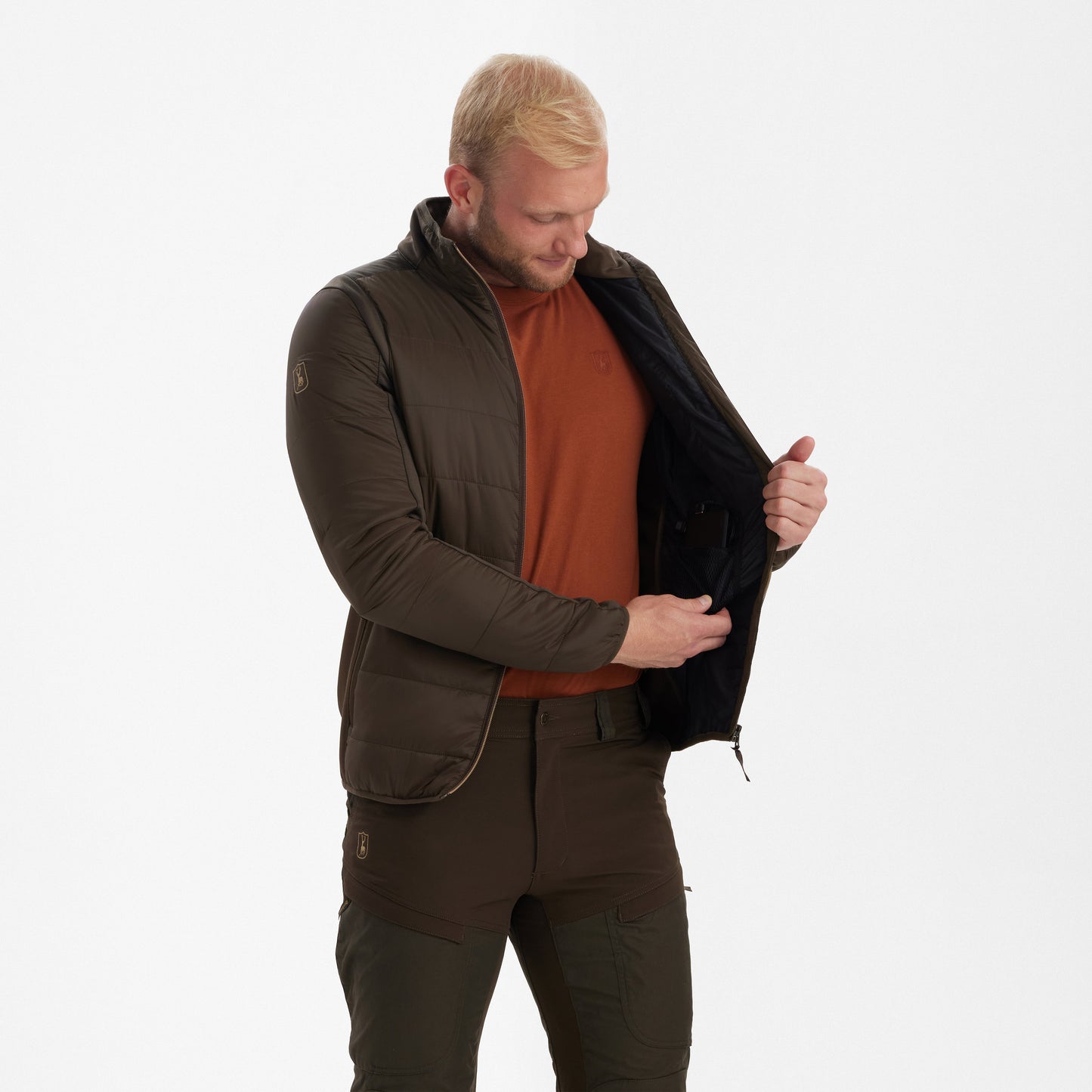 Heat wattierte Jacke Herren