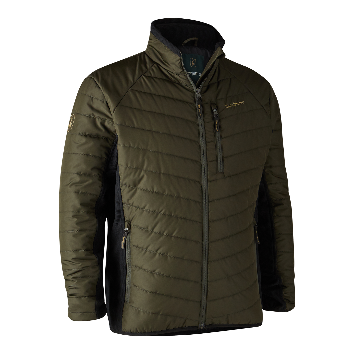 Moor Wattierte Jacke mit Softshell Herren