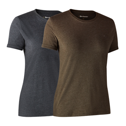 Ladies Basis T-Shirt im 2er-Pack