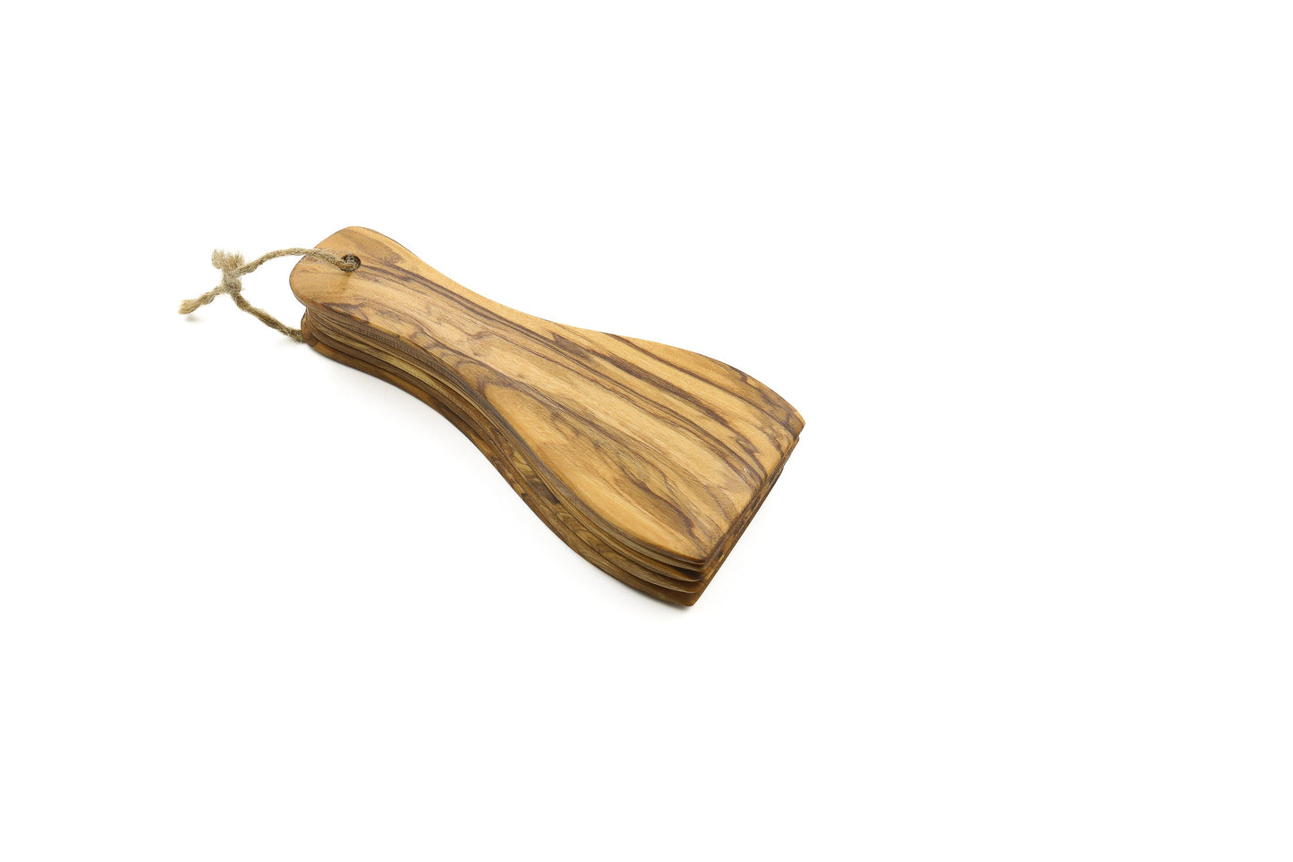 Olivenholzspatel für Raclette, 6er-Set