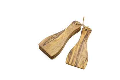 Olivenholzspatel für Raclette, 6er-Set